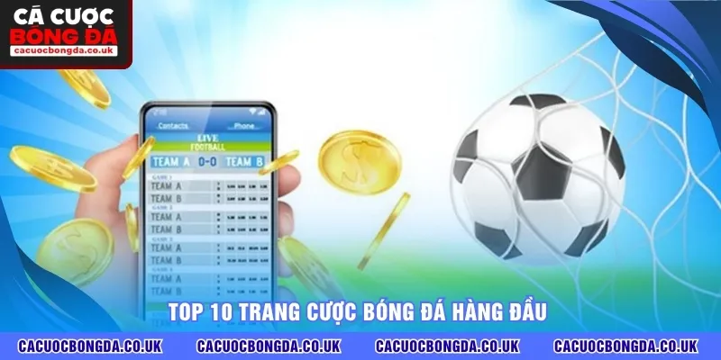 Top 10 trang cược bóng đá hàng đầu 